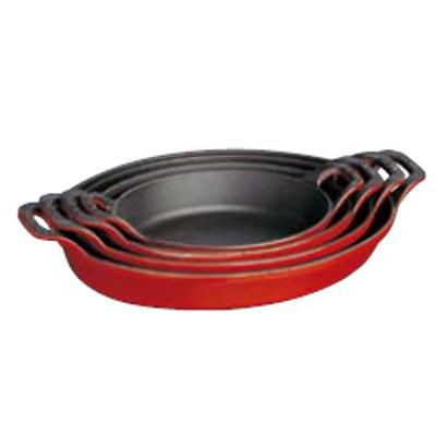 ストウブ(staub) グラタンプレート楕円 24cm チェリー 40509-897