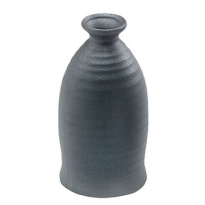 二合徳利　黒備前