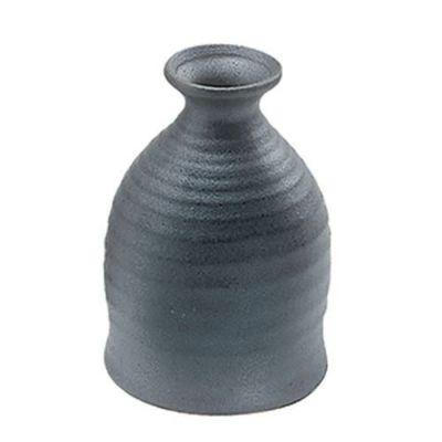 一合徳利　黒備前