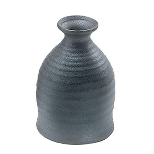 一合徳利　黒備前