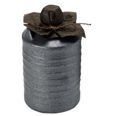 みみ付徳利　いぶし