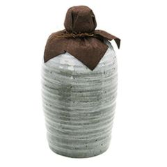 焼酎瓶　青磁刷毛