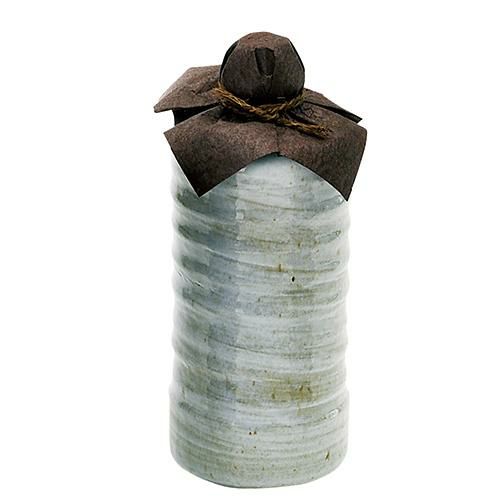 ボトル　青磁刷毛