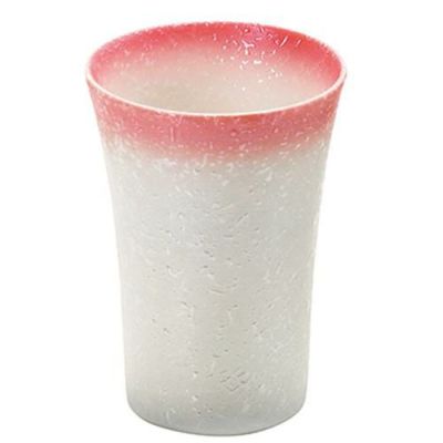 冷酒カップ大 ピンク