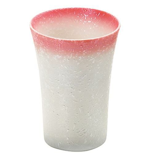 冷酒カップ大 ピンク