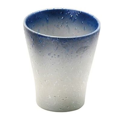 ぐい呑　赤結晶