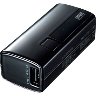 SANWA モバイルバッテリー BTLRDC21BK