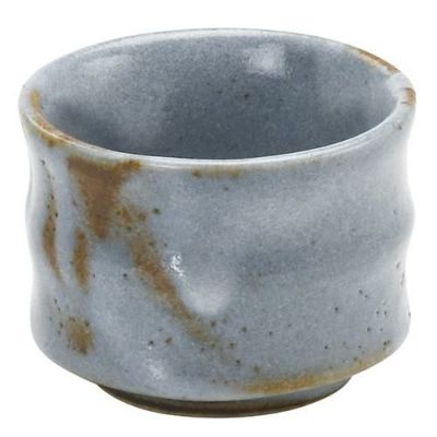 竹節ぐい呑　ねずみ