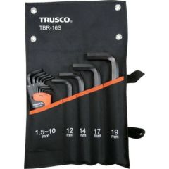 TRUSCO 六角棒レンチセット(標準タイプ)16本入/業務用/新品/小物送料