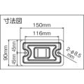 TRUSCO 45CM全閉式工場扇 ゼフィール ハンガーアングル(ブラック) TFZPHBK