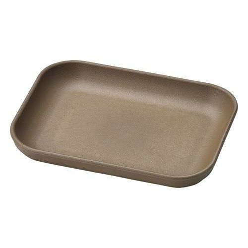 耐熱角皿（小）　チャコールグレー