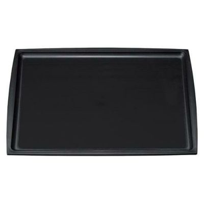 長角盆 330×240 ブラック ノンスリップ
