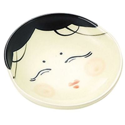 まめ皿　おかめ