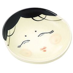 まめ皿　おかめ