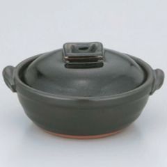 柚子天目5号土鍋(萬古焼)/業務用/新品/一人鍋/小物送料対象商品 | 土鍋