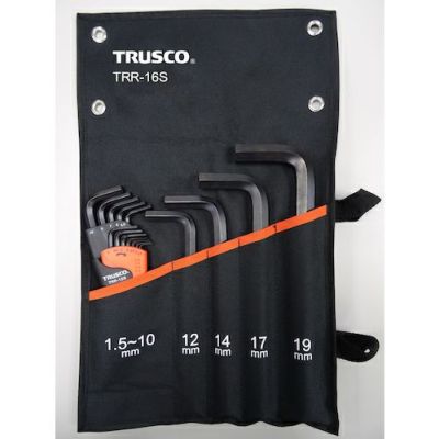 TRUSCO 六角棒レンチセット(標準タイプ)16本入/業務用/新品/小物送料