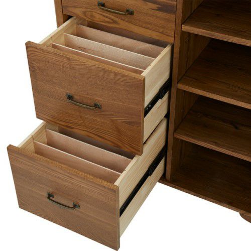 【シャビーシック】木製アンティークレジカウンター VICTOIRE-900（ヴィクトール）アンティークブラウン【送料無料】