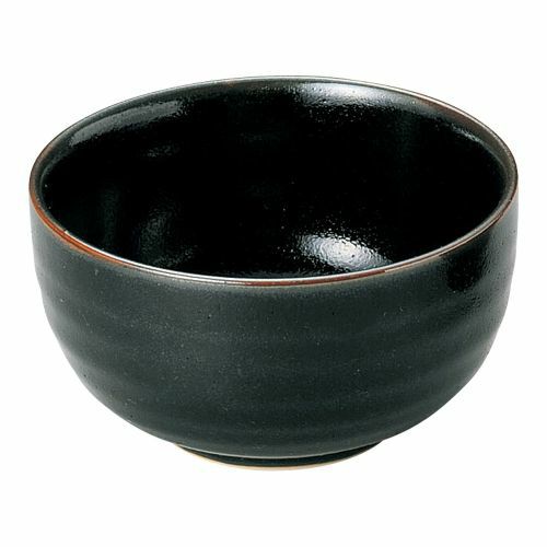 柚子天目飯器 φ13×7.2cm 439-298 (10個入) 
