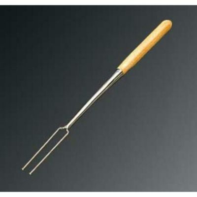 チョコレートフォーク No.1 木柄 2本刃