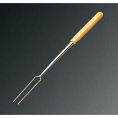 チョコレートフォーク No.1 木柄 2本刃