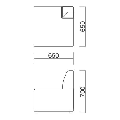 Quon(クオン)タイド外コーナー