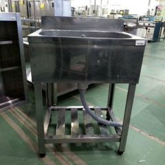 中古】一槽シンク BGなし マルゼン 幅600×奥行450×高さ790 【送料別途