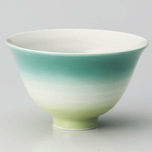 カラーグラデーションヒスイ茶碗 φ12.5×7.7cm 369-188 (5個入) /業務用