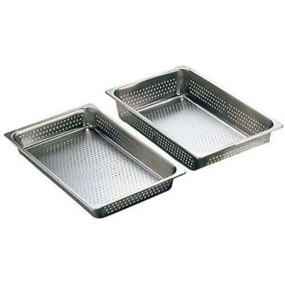 18-8 穴明ホテルパン 2100シリーズ 1/2 25mm 2121P