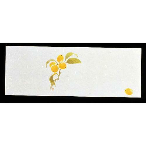 遊膳 花ごよみ おてもとまっと(100枚入) OT-H-06びわ 7月から8月