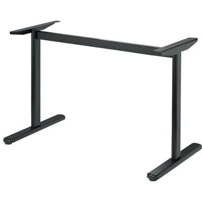 アルミダイキャストテーブル脚 ベースサイズ：A580×高さ700mm迄指定可×間口（芯々）1000mm 品番：BT-SN-580-D 塗装カラー：D-44 ポール：80×25（楕円パイプ）