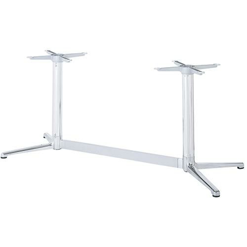 アルミダイキャストテーブル脚 ベースサイズ：A585×B292×高さ700mm迄指定可×間口（芯々）1000mm 品番：BT-V-400 塗装カラー：11 ポール：76φ