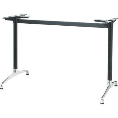 アルミ鋳物テーブル脚 ベースサイズ：A603×高さ700mm迄指定可×間口（芯々）1000mm 品番：CL-AS-600 塗装カラー：14 ポール：42φ