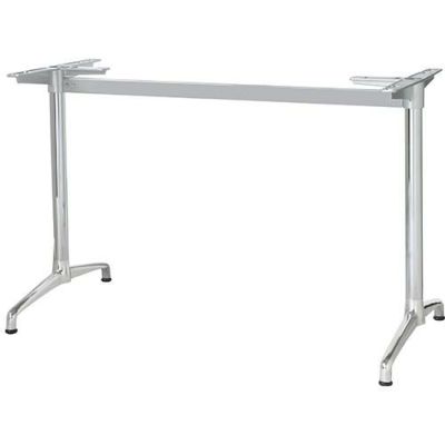 アルミ鋳物テーブル脚 ベースサイズ：A603×高さ700mm迄指定可×間口（芯々）1600mm 品番：CL-AS-600 塗装カラー：11 ポール：42φ