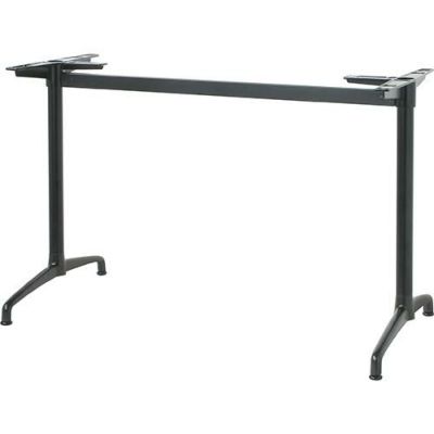 アルミ鋳物テーブル脚 ベースサイズ：A603×高さ700mm迄指定可×間口（芯々）1600mm 品番：CL-AS-600 塗装カラー：44 ポール：42φ