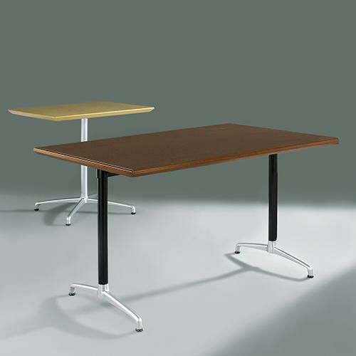 アルミ鋳物テーブル脚 ベースサイズ：A703×高さ700mm迄指定可×間口（芯々）1300mm 品番：CL-AS-700 塗装カラー：44 ポール：42φ