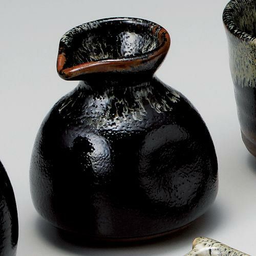 ゆず天目そば徳利小 φ7.5×10.3cm(160cc) 301-028 (5個入)