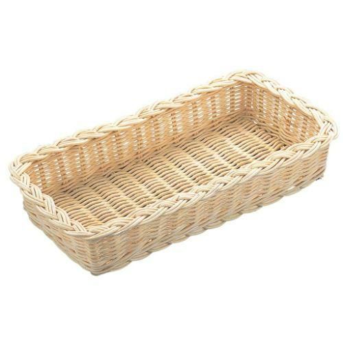 カトラリーケース 籐製 16-436 角長大