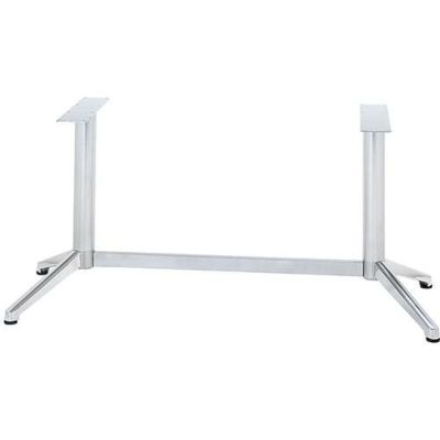 アルミ鋳物テーブル脚 ベースサイズ：A770×B230×高さ700mm迄指定可×間口（芯々）1000mm 品番：DC-V-450 塗装カラー：18 ポール：76φ