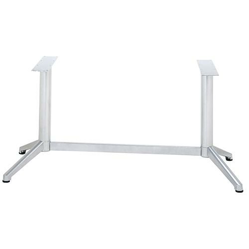 アルミ鋳物テーブル脚 ベースサイズ：A770×B230×高さ700mm迄指定可×間口（芯々）1000mm 品番：DC-V-450 塗装カラー：88 ポール：76φ