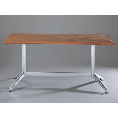 アルミ鋳物テーブル脚 ベースサイズ：A770×B230×高さ700mm迄指定可×間口（芯々）1300mm 品番：DC-V-450 塗装カラー：44 ポール：76φ