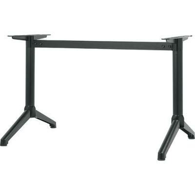 アルミ鋳物テーブル脚 ベースサイズ：A700×高さ700mm迄指定可×間口（芯々）1000mm 品番：DC-Y-700 塗装カラー：44 ポール：60φ