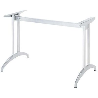 アルミ鋳物テーブル脚 ベースサイズ：A590×高さ700mm迄指定可×間口（芯々）1000mm 品番：K-N-580 塗装カラー：88 ポール：32φ