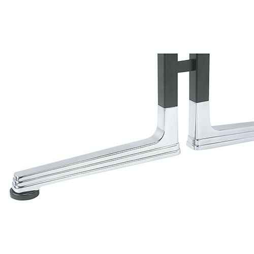 アルミダイキャストテーブル脚 ベースサイズ：A593×高さ700mm迄指定可×間口（芯々）1600mm 品番：SD-3D-S-580 塗装カラー：44 ポール：25角