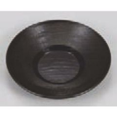 4寸ケヤキ千筋木目 茶托 新溜