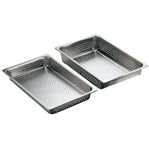 18-8 穴明ホテルパン 2100シリーズ 1/2 65mm 2122P