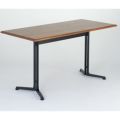 アルミダイキャストテーブル脚 ベースサイズ：A490×B137×高さ700mm迄指定可×間口（芯々）1000mm 品番：SD-V-265 塗装カラー：14 ポール：32φ