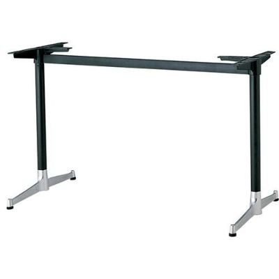 アルミ鋳物テーブル脚 ベースサイズ：A555×高さ700mm迄指定可×間口（芯々）1000mm 品番：SL-550 塗装カラー：14AM ポール：42φ