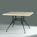 アルミダイキャストテーブル脚 ベースサイズ：A940×B220×C1315×高さ700mm迄指定可×間口（芯々）500mm 品番：SS-H-W 塗装カラー：11（ベース鏡面）40×20シルバー ポール：42φ×4本