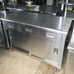 BHD-126N 調理台 引出し引戸付 マルゼン 幅1200×奥行600×高さ800mm