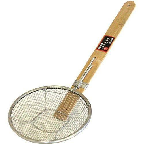 SD 18-8竹柄そば揚げ 横型 24cm /外径φ240×柄長280mm